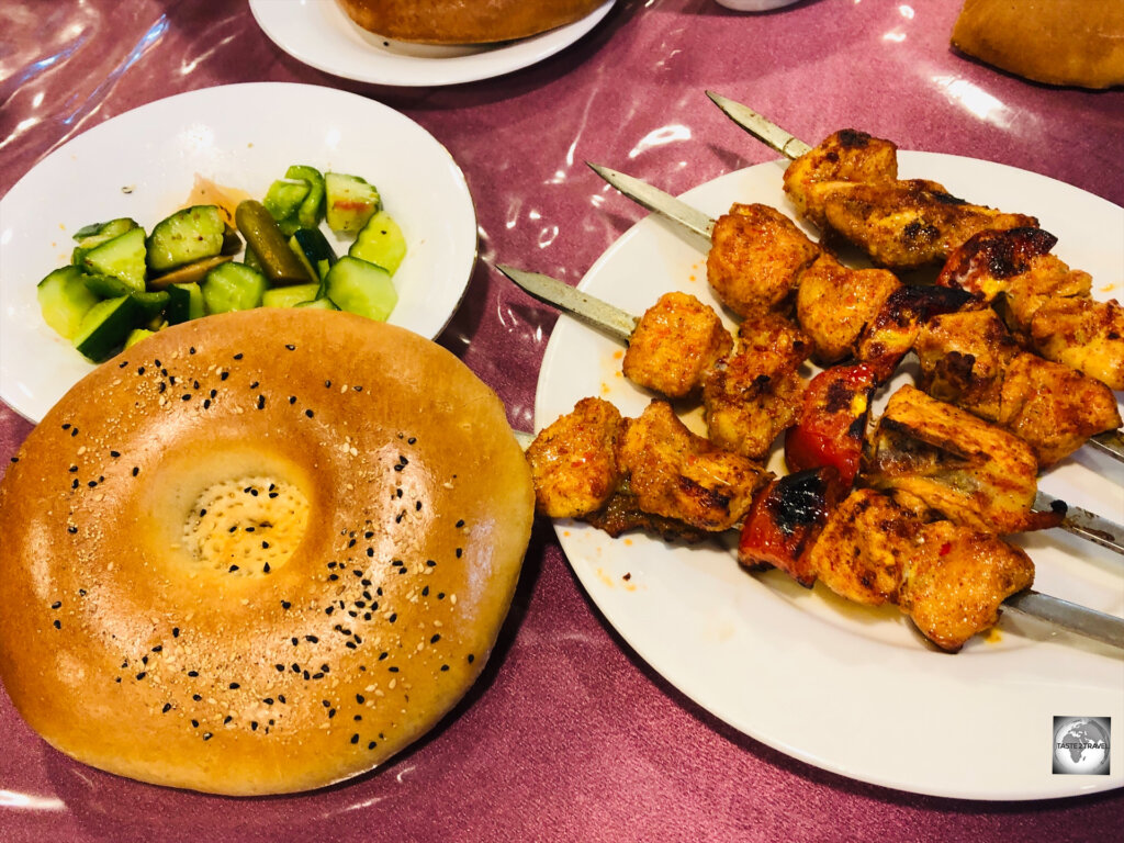 All meals in Mazar-i-Sharif are served with freshly baked Naan Mazari.