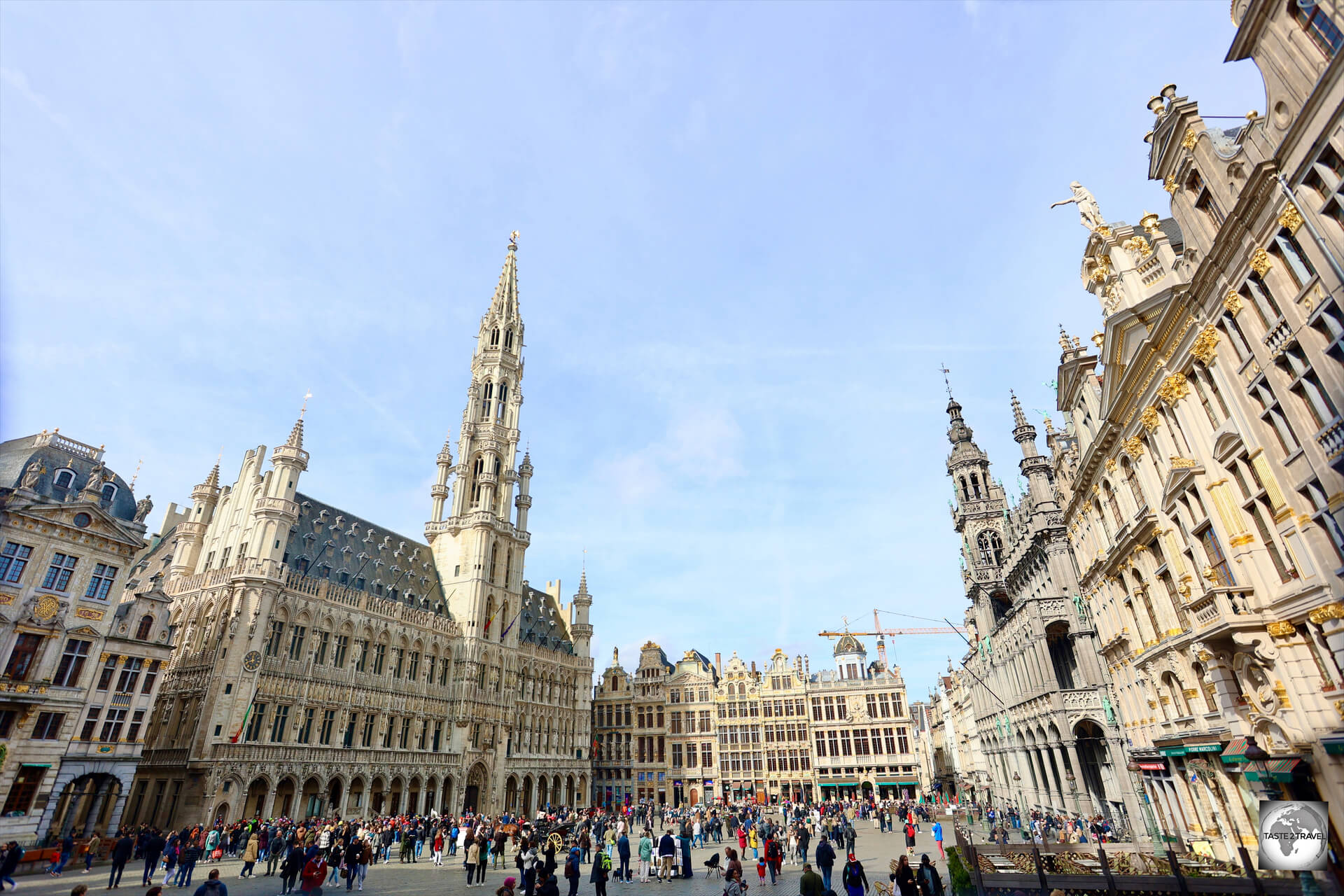 A view of La Grand-Place in Brussels