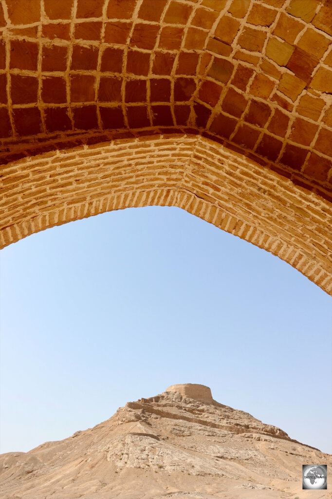 The Tower of Silence, in Yazd, is a former Zoroastrian ‘sky burial’ sight.