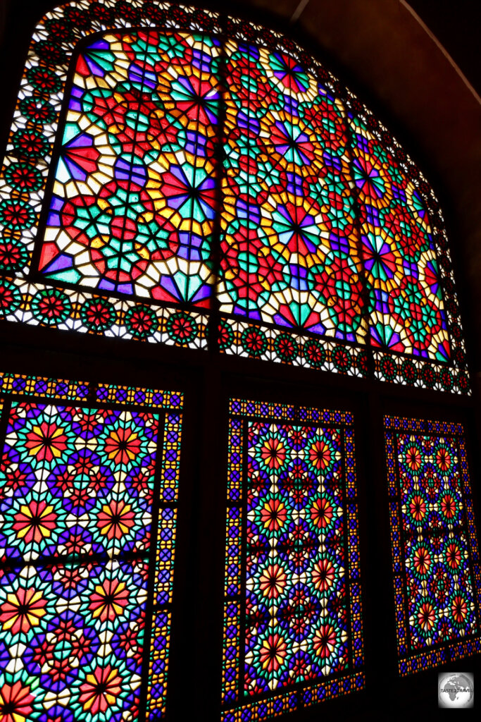 The pavilion at the Dowlat Abad Garden in Yazd features the most dazzling 'Orsi' windows.