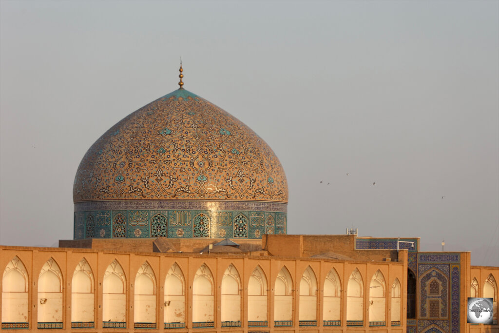 A UNESCO World Heritage Site, the Sheikh Lotfollah Mosque is known for its delicate and intricate tilework.