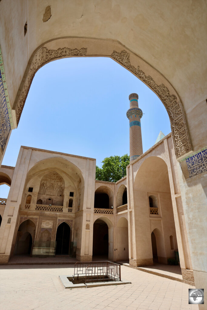The Jameh Mosque of Natanz, which was constructed in 999 CE.
