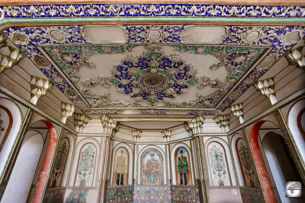 Interior of the Borujerdi House in Kashan.