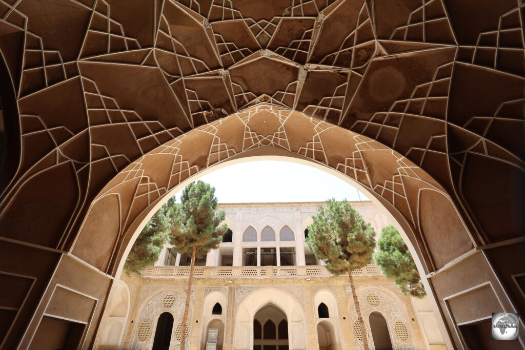 Built for a wealthy glass merchant, Abbasi House is one of the finest of Kashan's historical mansions.