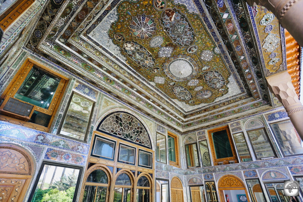 A symbol of wealth - the stunning mirrored porch at Qavam House was built during an age when only the wealthy could afford to buy mirrors.