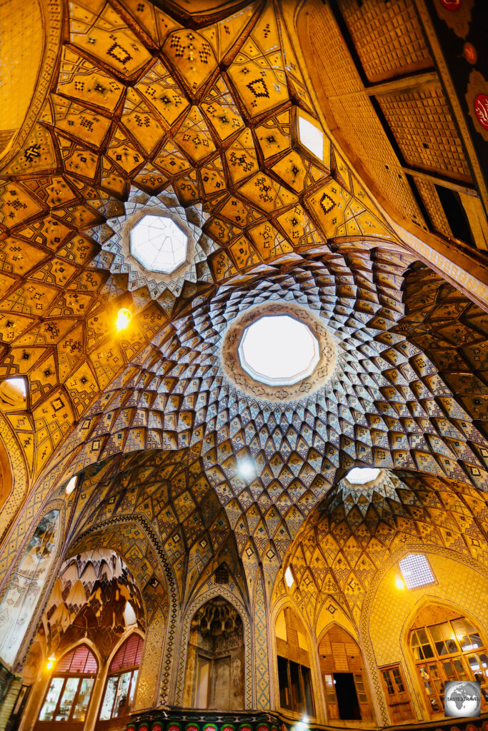 This incredibly intricate light well at Kashan bazaar was designed by the master architect - Ali Maryam.