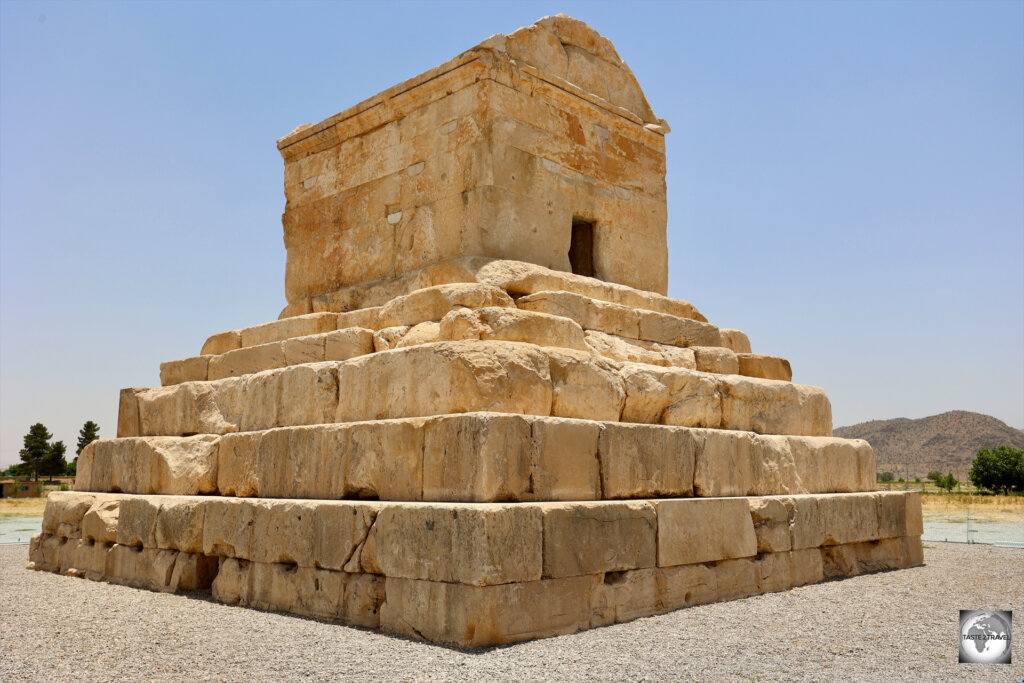 A UNESCO World Heritage Site - the Tomb of Cyrus the Great at Pasargadae.