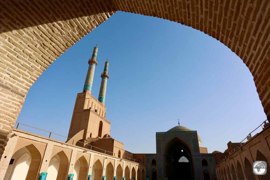 Dating from the 14th-century, the Jameh Mosque is the principal mosque of Yazd.