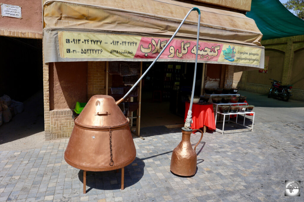 An antique Rosewater distillery in the old town of Kashan.