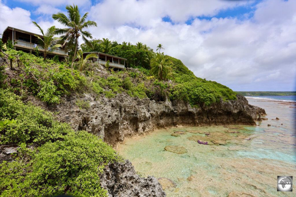 Apartments at the Scenic Matavai Apartments and Villa complex are perched on top of the sea cliffs.