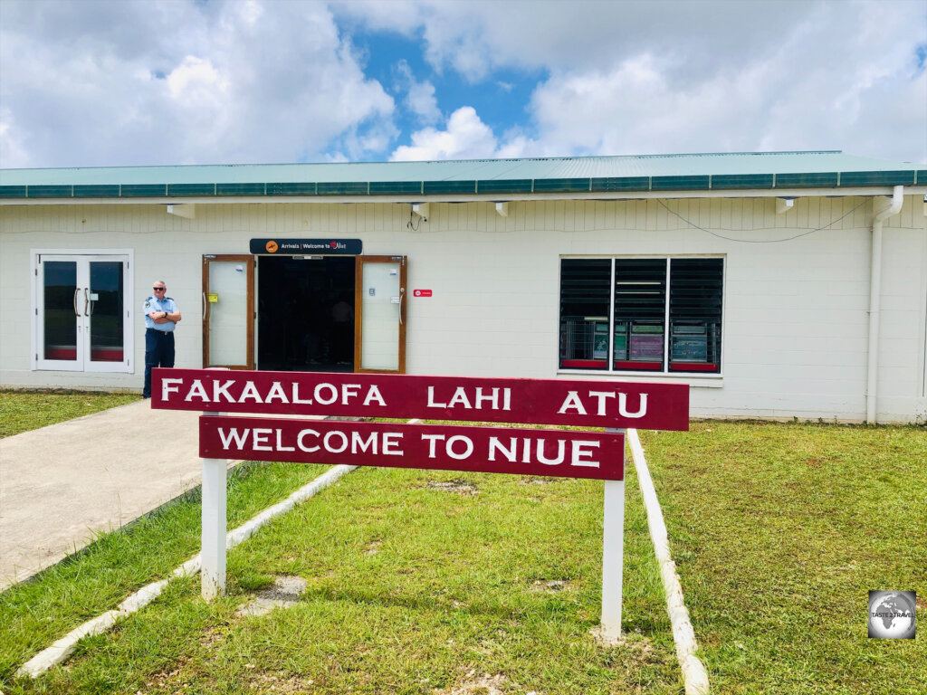 The terminal building at Niue Airport.