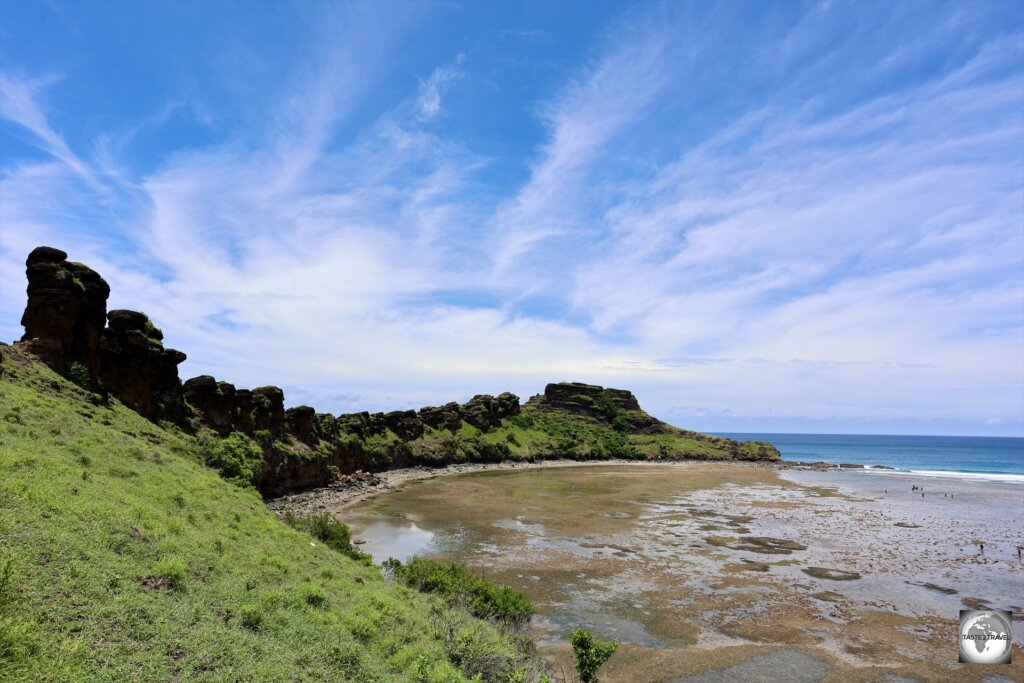 "Dos du Dragon,” or the dragon’s back, looks like a mythical creature, resting by the sea.