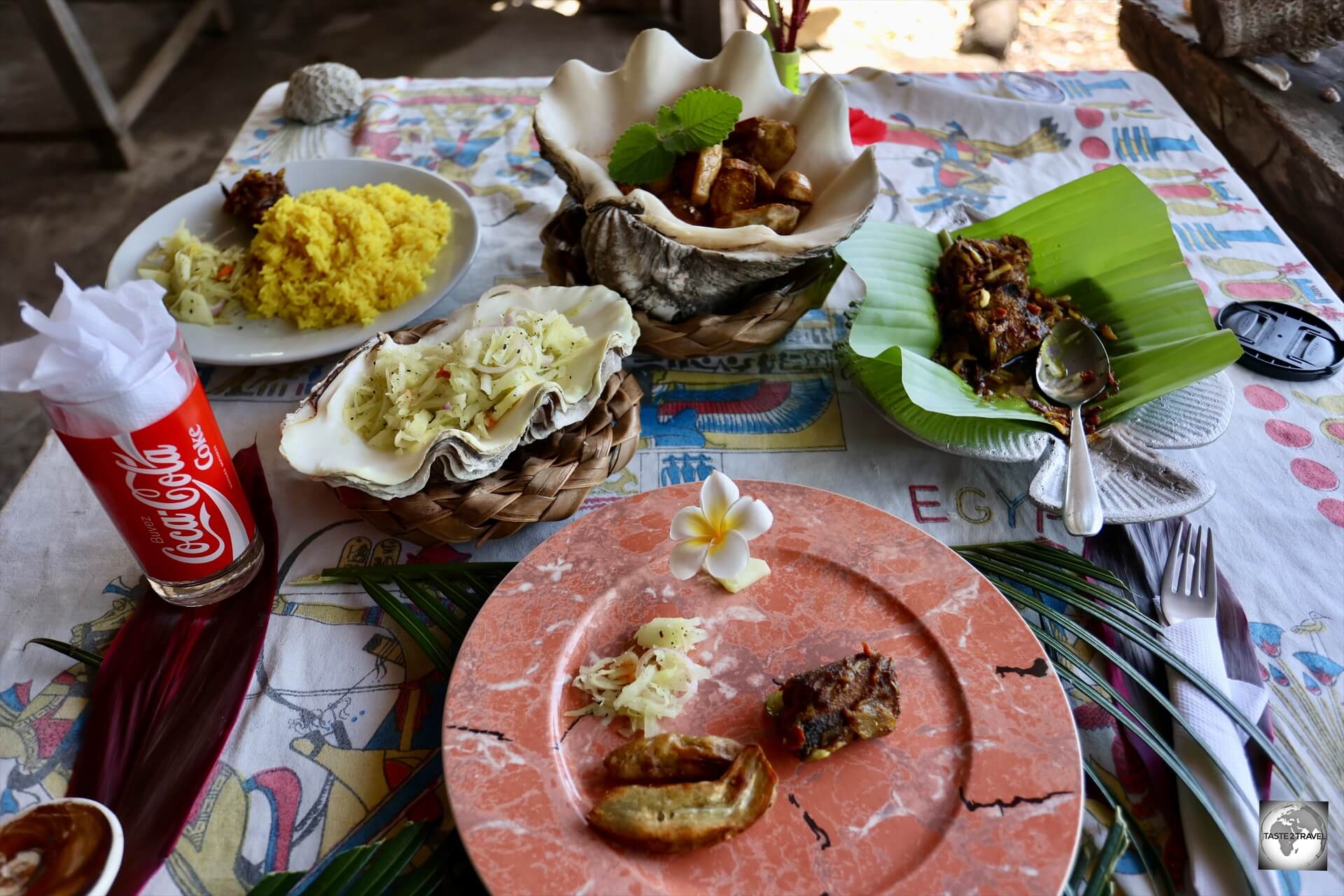 My tasty, and spicy, freshly caught, tuna curry lunch at Sada Beach. 