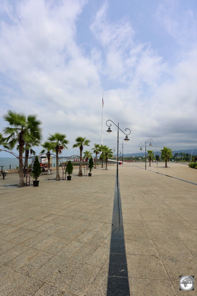 A view along the Paseo Maritimo in Malabo.