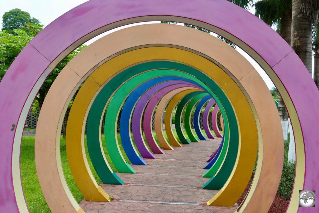 Malabo National Park, a manicured garden in the capital city, features eight zones for visitors to discover.
