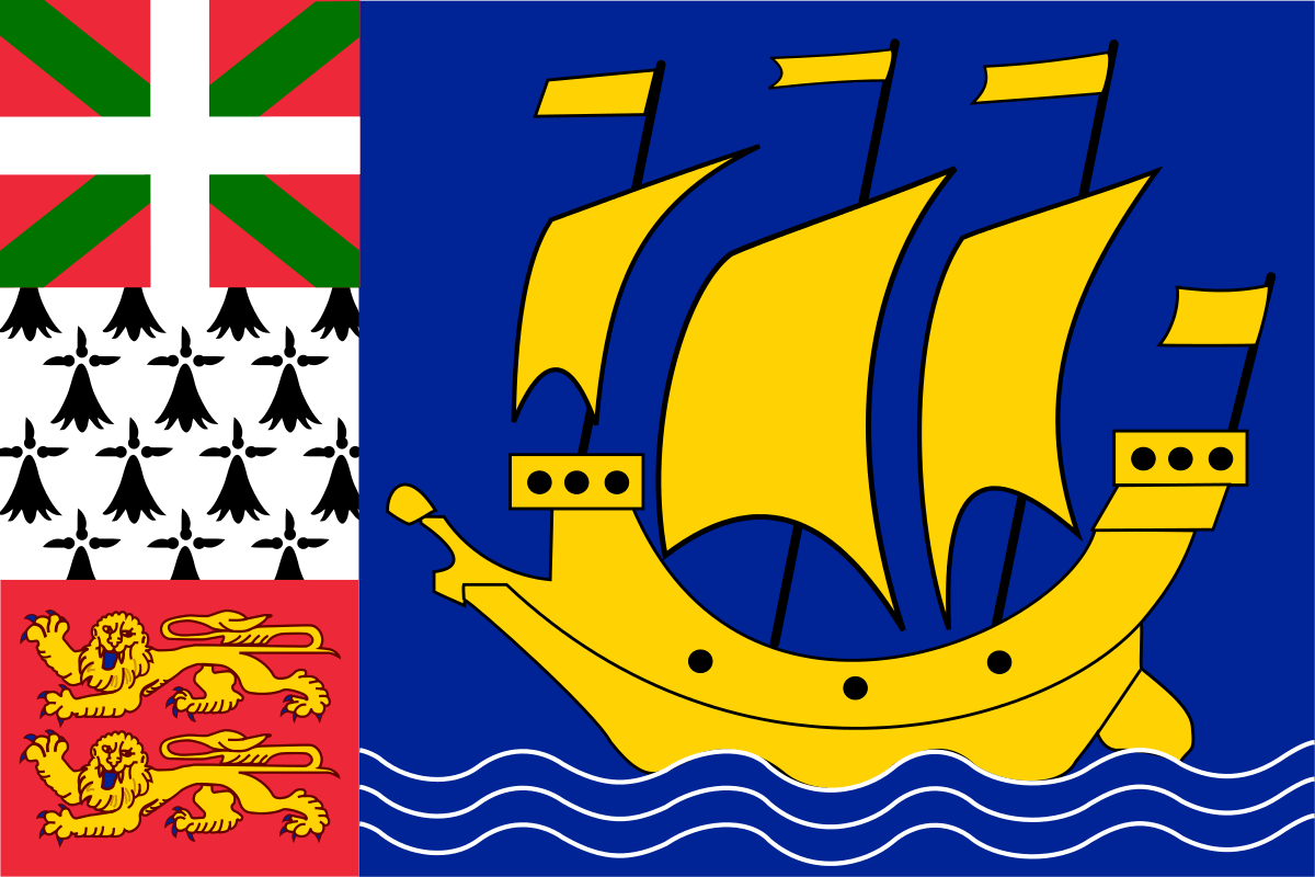 Flag of St Pierre and Miquelon