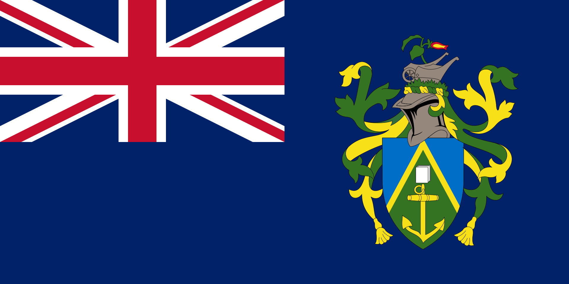 The Flag of Pitcairn Island. 