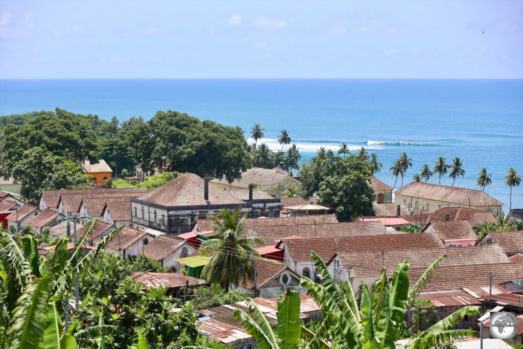 The residential area of Água Izé, which was once used to house the many thousands of plantation worker's.