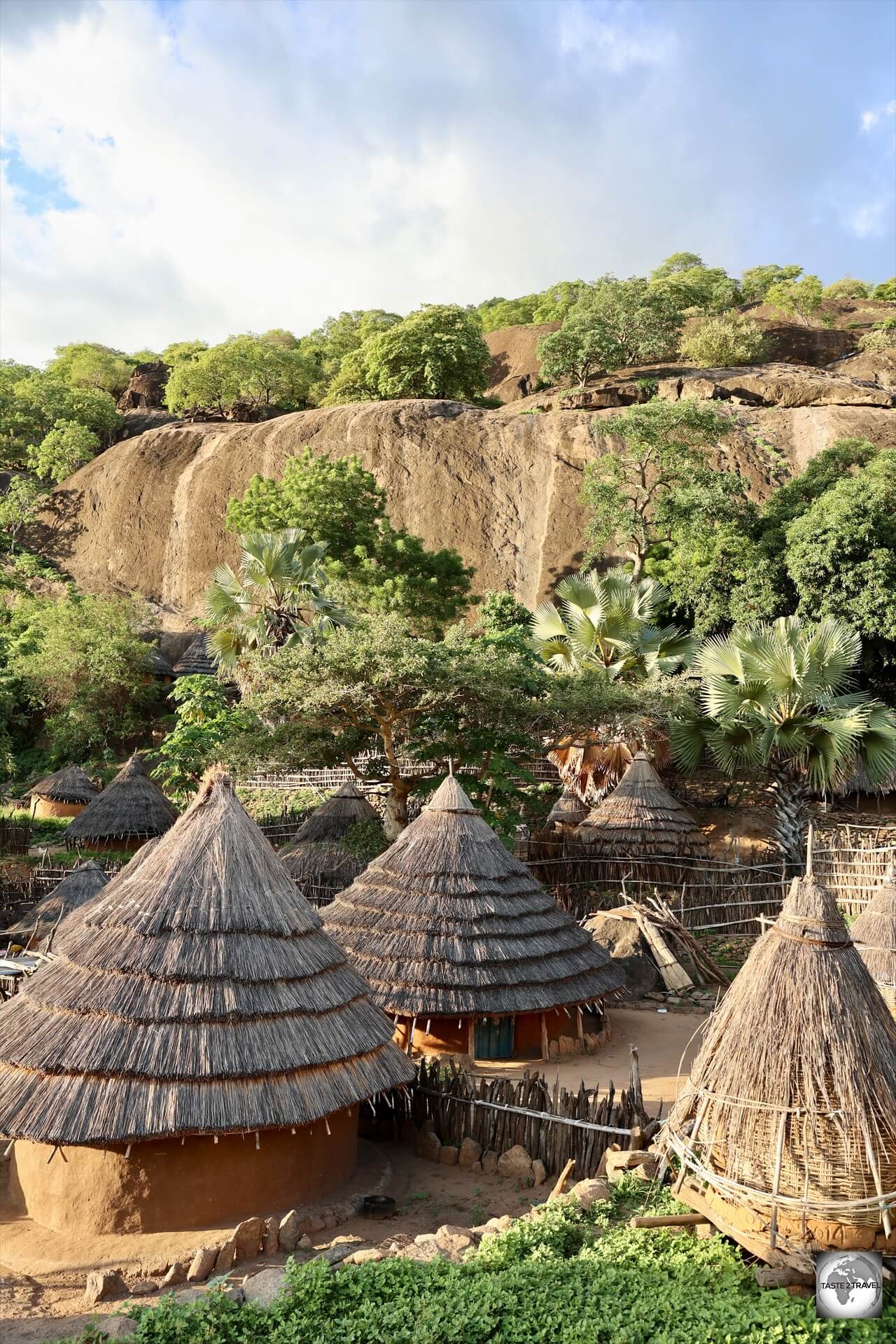 A view of Ilieu village, home of the Lotuko tribe.