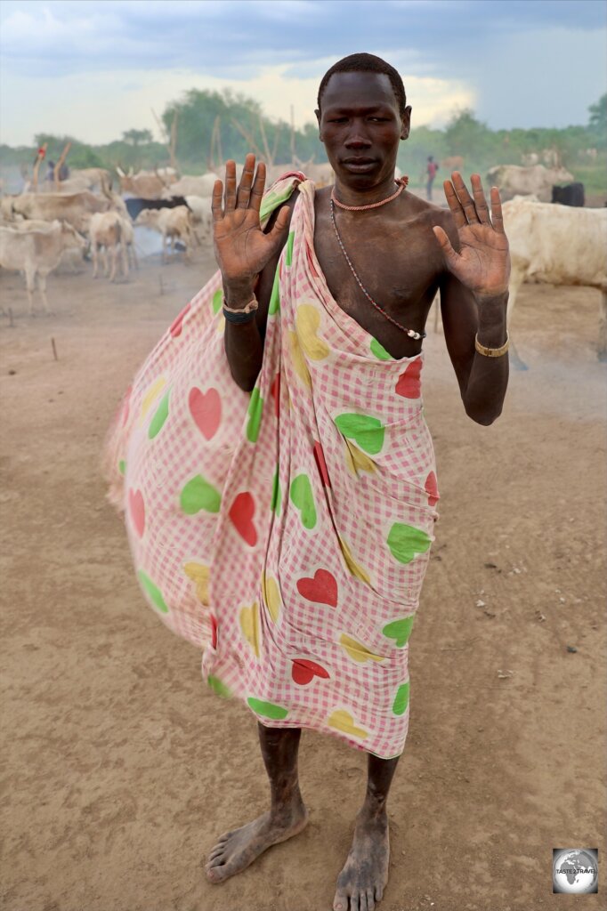 A Mundari cattle herder.