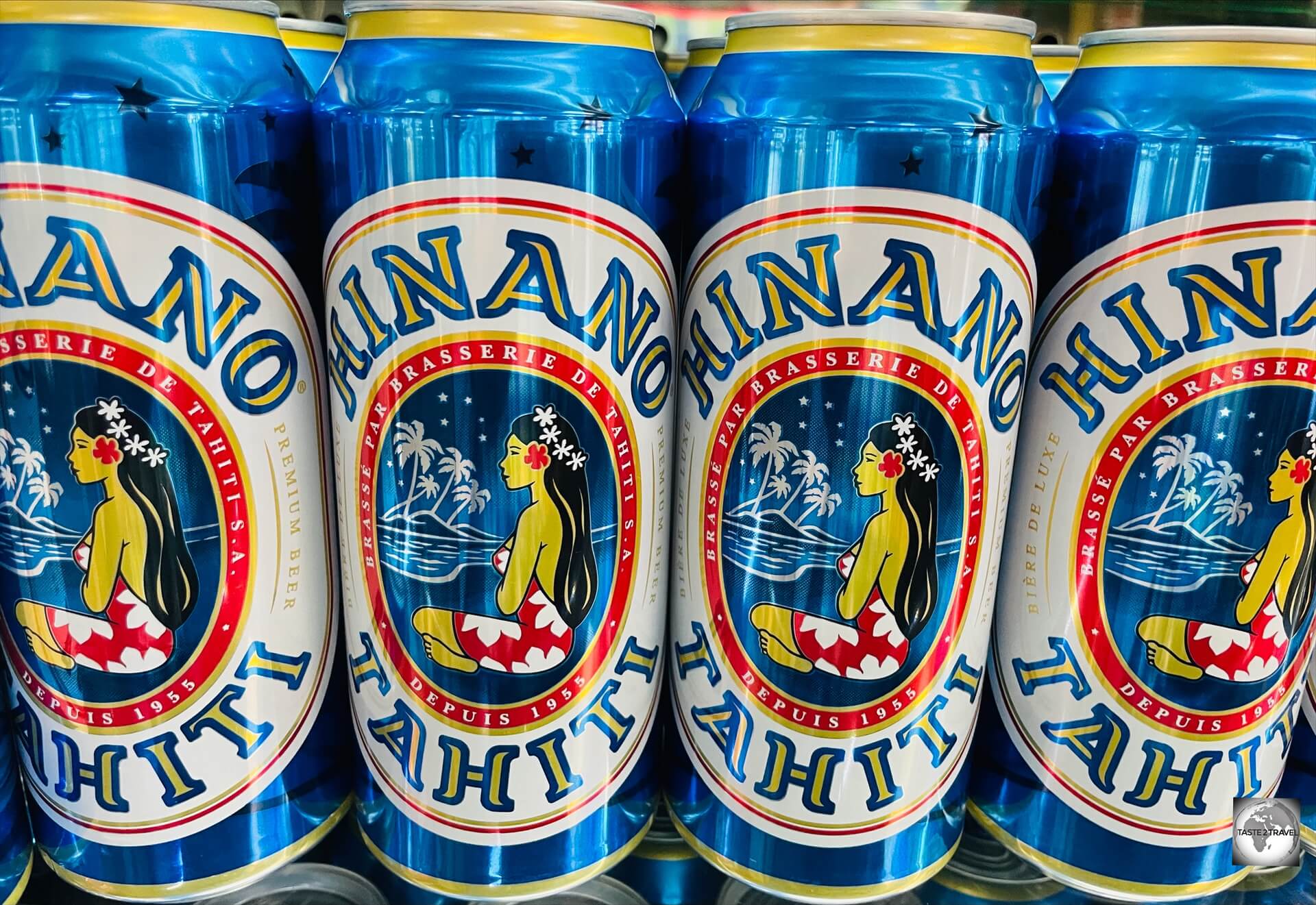 The very quaffable - Hinano Beer - the beer of Tahiti.