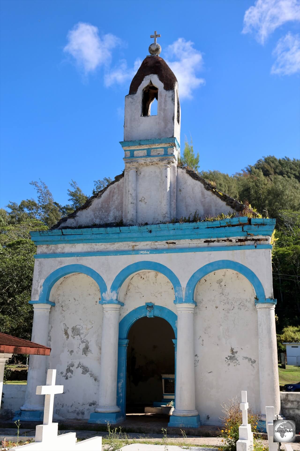 St. Pierre's Chapel, the burial site of King Te Ma-puteoa.