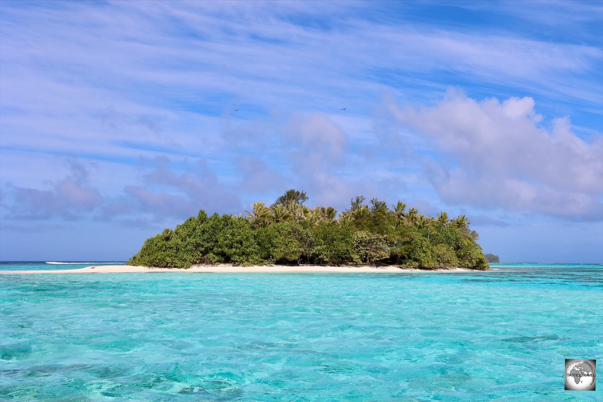 Bird Island, one of many islands in the Gambier Islands archipelago. 