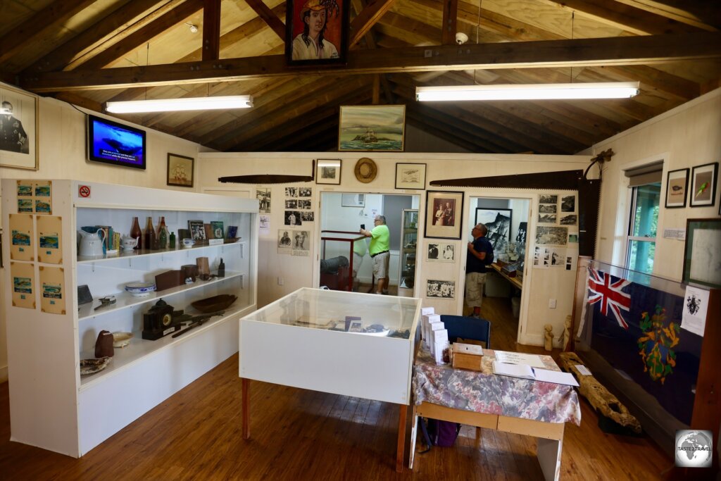 A view of the Pitcairn Museum, which is open every Sunday morning.