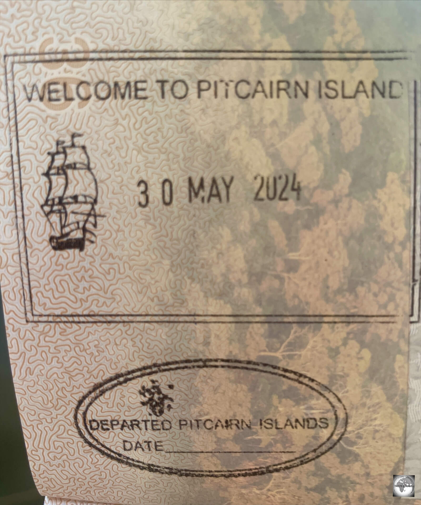 One of the world's rarest passport stamps. 