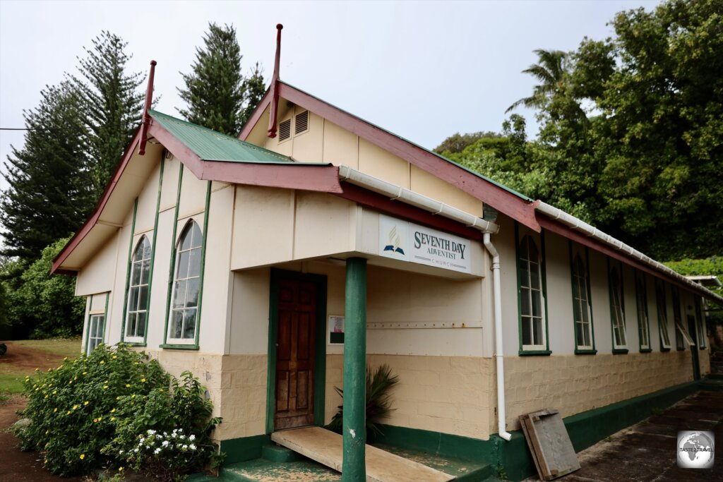 The only church on Pitcairn Island is the Seventh-day Adventist church in Adamstown.