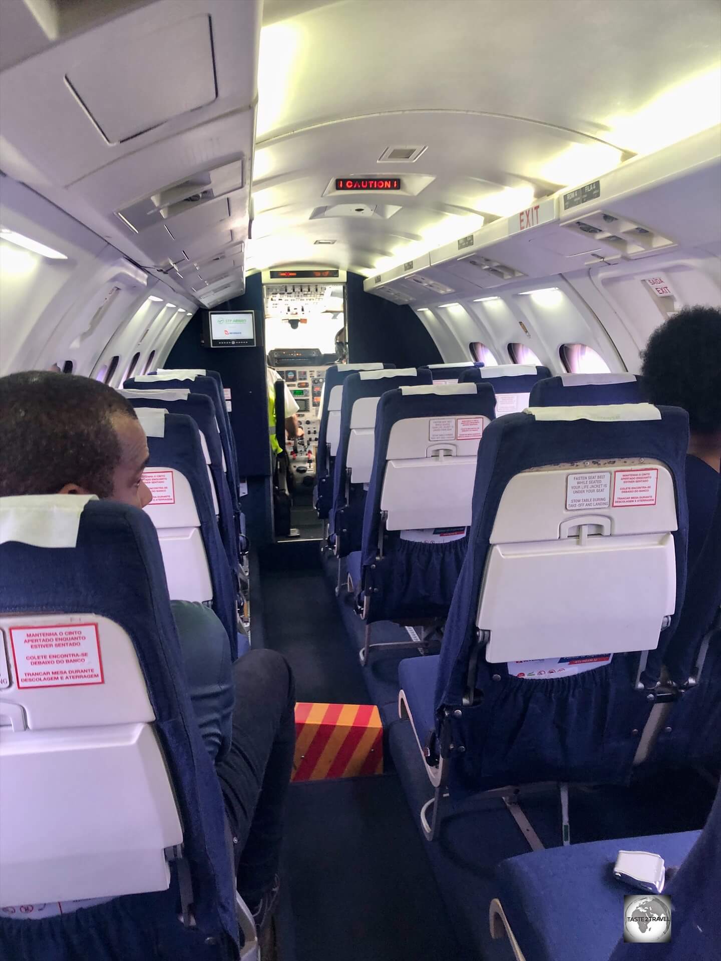 Inter-islands flights between São Tomé Island and Príncipe are rarely busy.