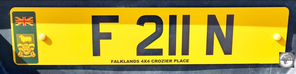The license plate of my rental car.