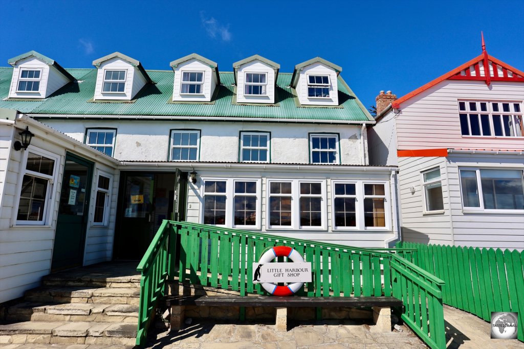 The Little Harbour Gift Shop is one of many fine gift shops which line the waterfront in Stanley.