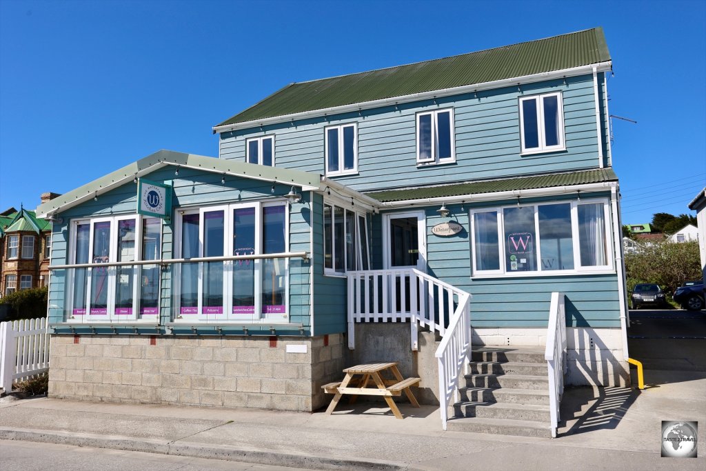 The cute and quaint Waterfront Boutique Hotel offers six rooms and an excellent cafe and restaurant.