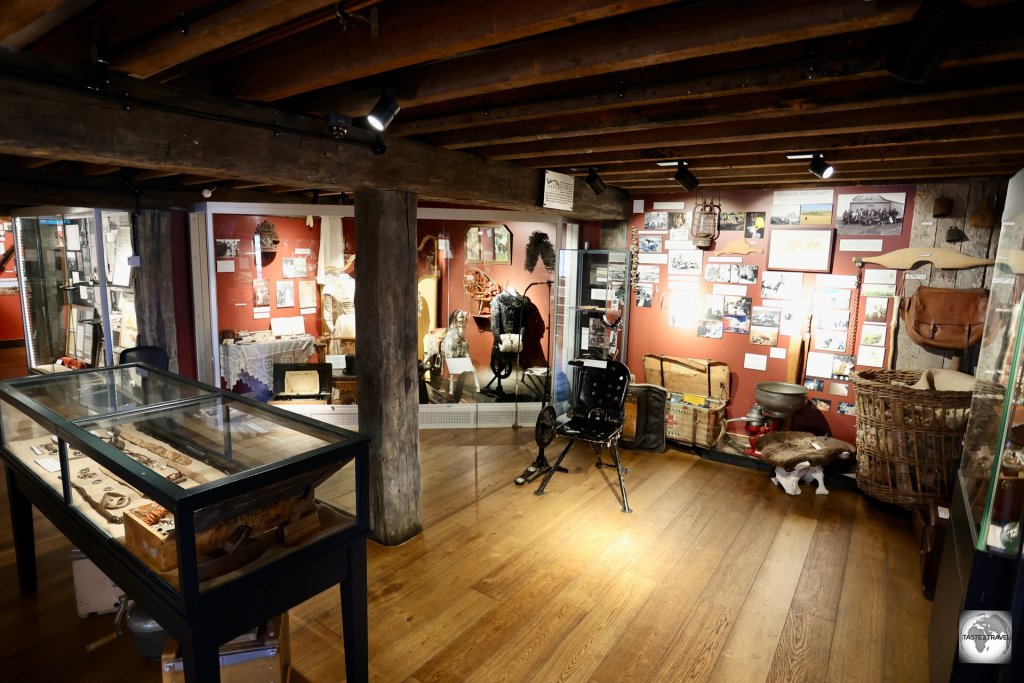 The many displays at the Falkland Islands museum cover the history, culture, fauna, flora and geography of the islands.