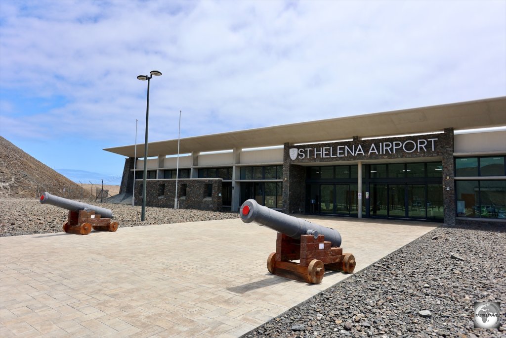 The terminal at Saint Helena Airport.