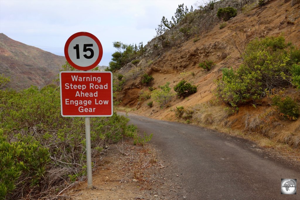 Low speed limits on Saint Helena reflect the challenging road conditions.