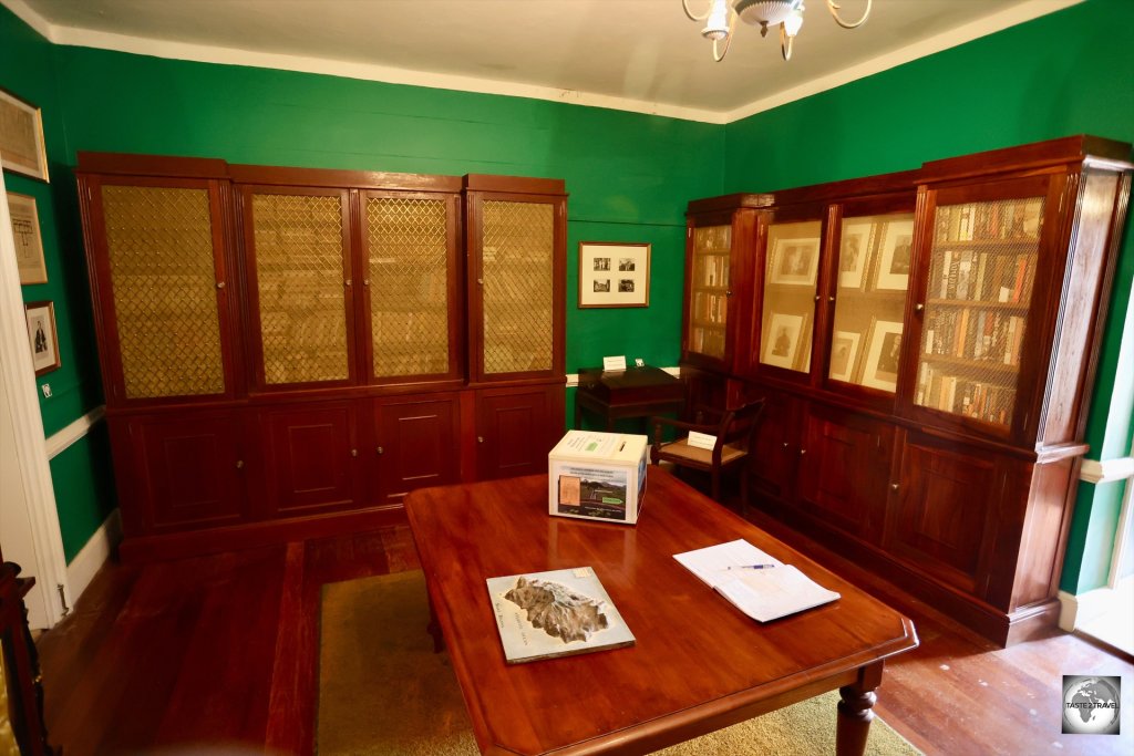 The Library at Longwood House.