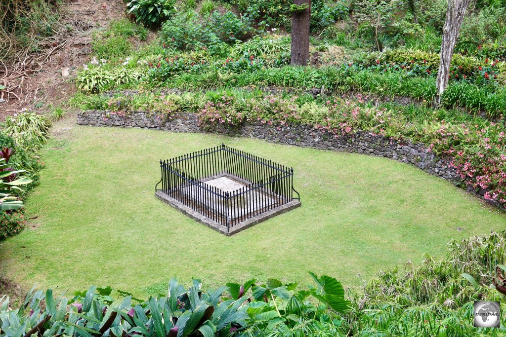 Napoleon's tomb on Saint Helena is set in a small valley which was a favourite recreation place for Napoleon during his exile.