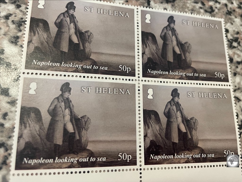 Available from the post office in Jamestown, the stamps of Saint Helena feature major historical events.