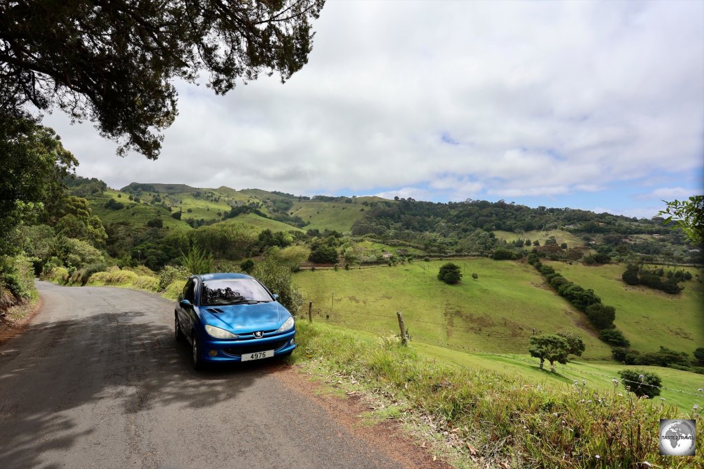I spent one week exploring beautiful Saint Helena in my rental car.
