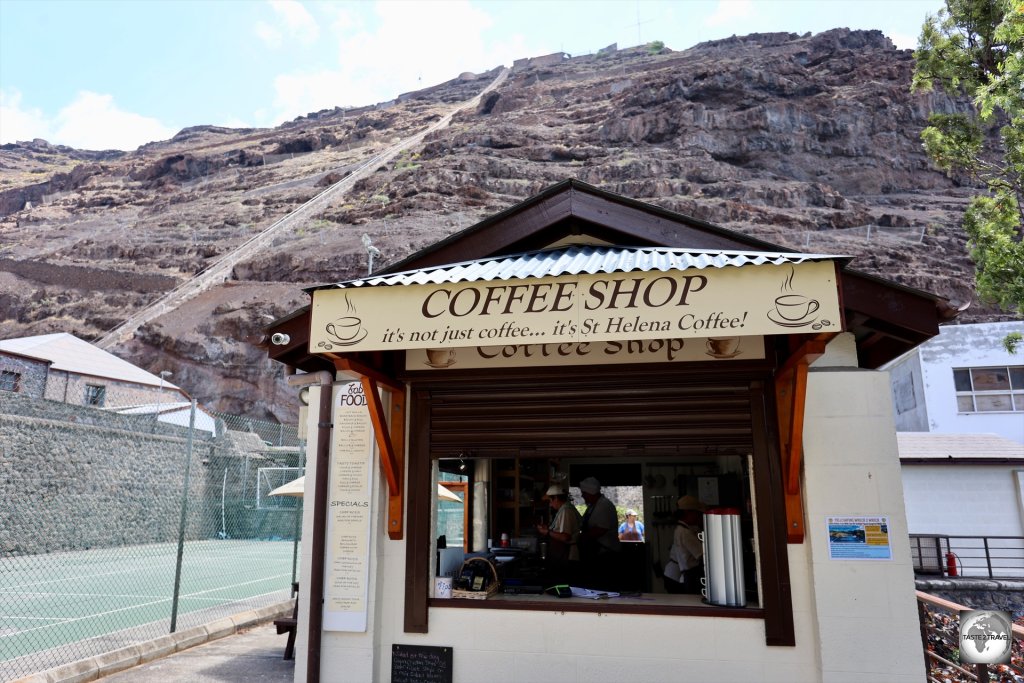 Located on the waterfront in Jamestown, the St Helena Coffee Shop offers the best coffee in town.