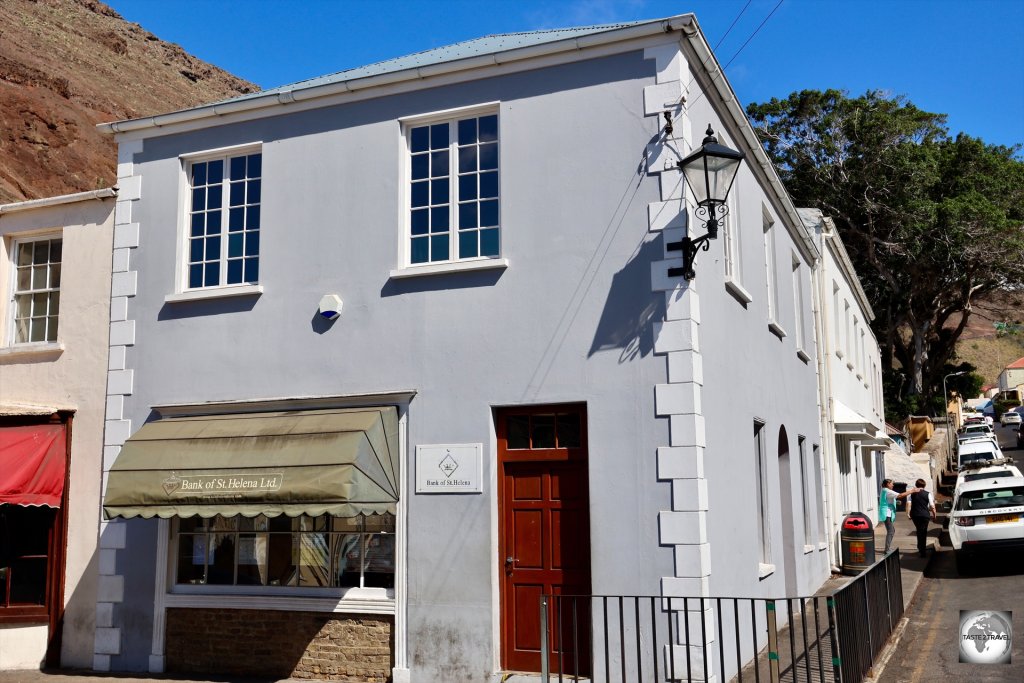 The only branch of the Bank of Saint Helena in Jamestown.