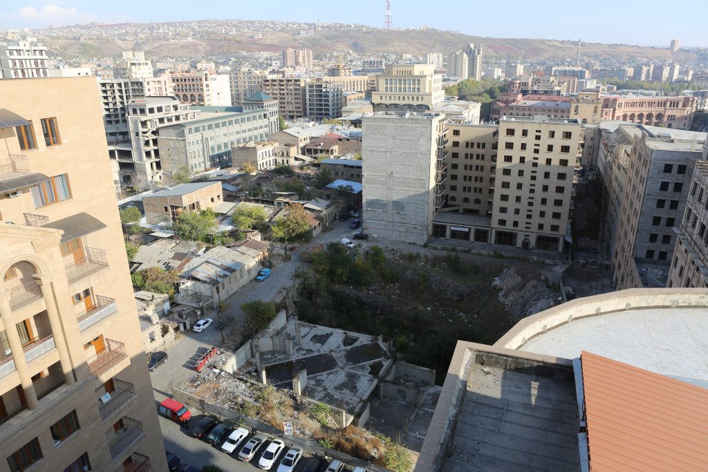 A view of Yerevan, the capital of Armenia, with a population of 1.1 million souls.