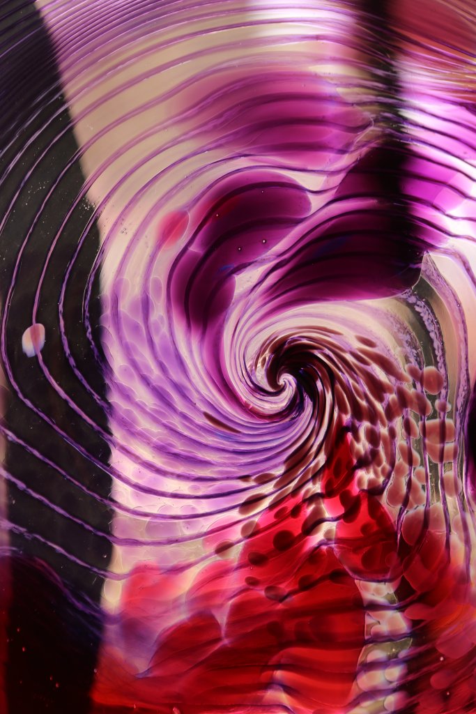 Glass artwork at the Cafesjian Centre for the Arts, at the Cascade complex in Yerevan.