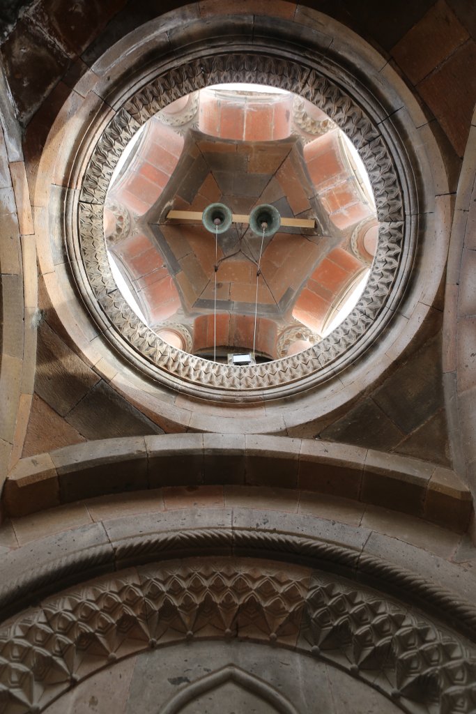 View of the belfry interior at Shoghakat Church, Etchmiadzin, Armenia.