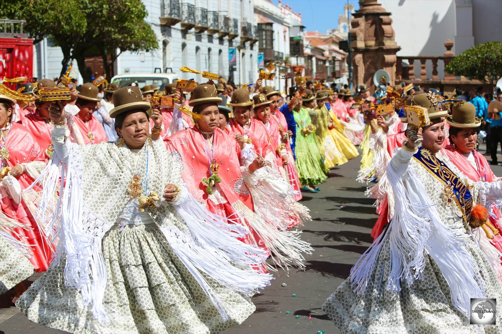 Festival in Sucre, Bolivia.