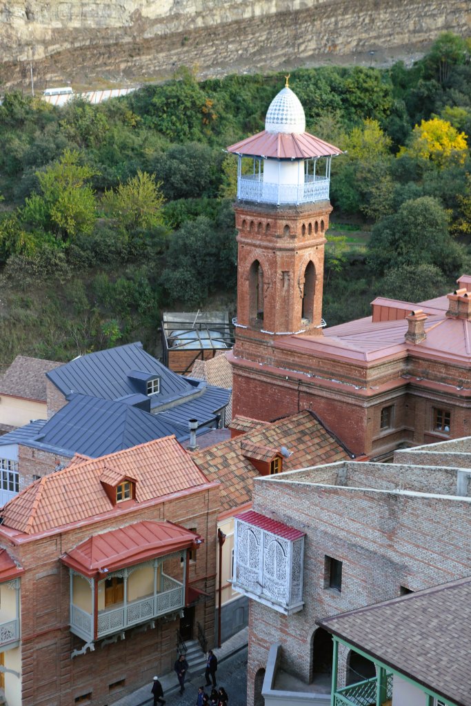 A view of Tbilisi old town, whose architecture has been influenced by both Ottoman and Persian occupiers.