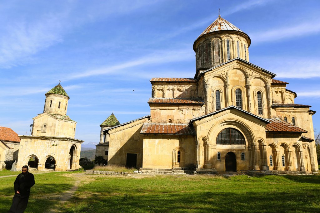 Gelati Monastery is a UNESCO World Heritage Site that's known for its architecture, paintings, and mosaics.