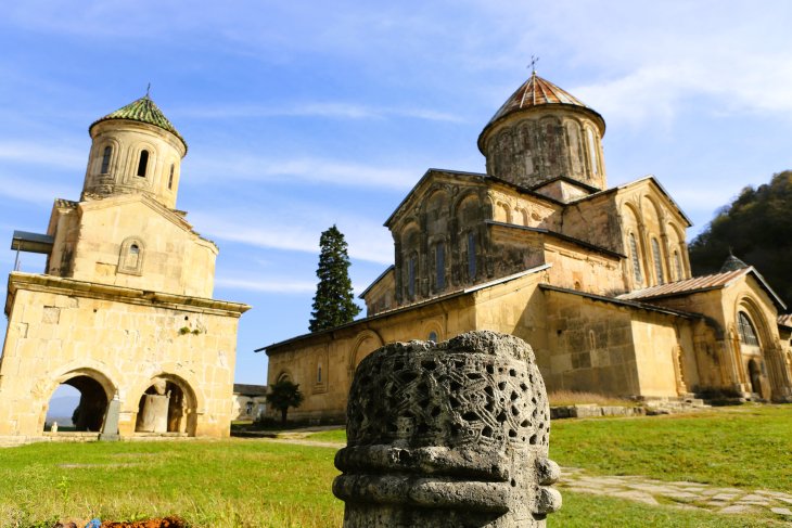 Founded in 1106 (CE), Gelati Monastery is a medieval Orthodox monastery in western Georgia.